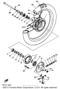 DT50LC Переднее колесо