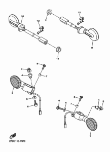 XVS1300CU Поворотники