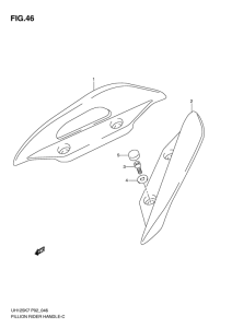 UH125 Ручка пассажира