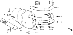 NH125 Глушитель