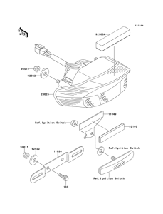 AN110 Taillight unit ass`y