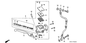NSR50R Fr. brake master cylinder