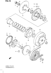 UH200 Трансмиссия