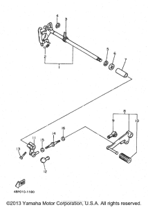 XJ600SK Переключение скоростей