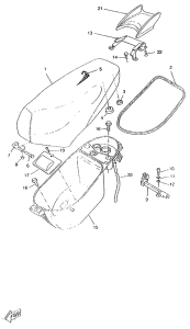 CW50RS Сиденье