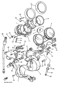 XJR1300 Приборы