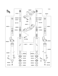 ZX600 Передняя вилка