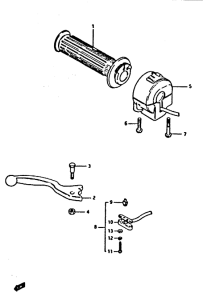 XN85 Right handle switch