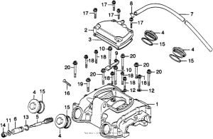 CB360 Крышка головки цилиндров