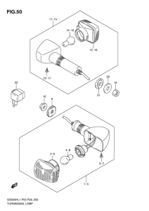 GS500 Поворотники