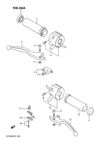 VS750 Рулевой переключатель