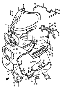 GSX-750 Cowling comp