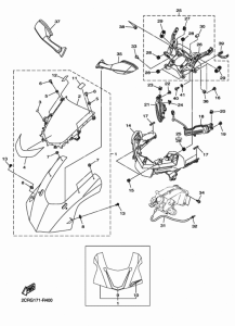 YZF-R1 Обтекатель 1