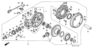 ST1100 (ABS/ TCS) Редуктор