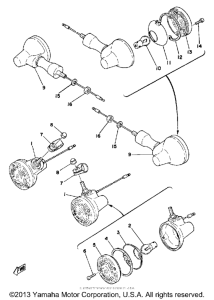 DT175F Поворотники