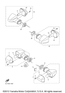 FZS1000RC Поворотники
