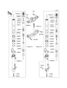ZR1200 Передняя вилка