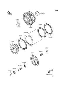 ZR250 Сцепление