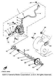 DT50W Масляный насос