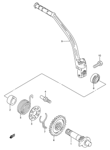 TS50 Ножной стартер
