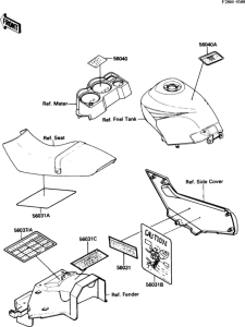 EX250 Лейбл предостережения