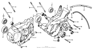MR175 Картер двигателя