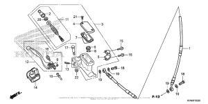  Передний главный тормозной цилиндр