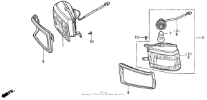 GL1500SE Se cornering lamp