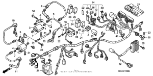 VTX1800R2 Жгут проводов