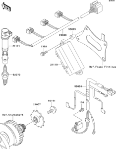 ZX636 Система зажигания