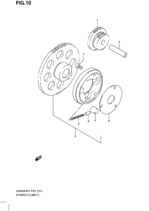 GS500 Муфта стартера