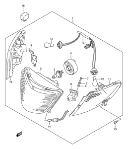 AN250 Front combination lamp