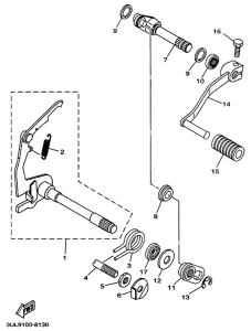 RT100K Вал переключения