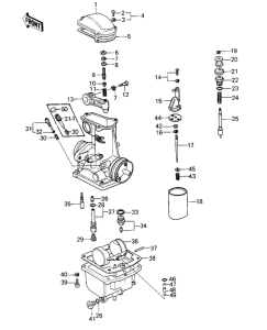 KZ1000 Детали карбюратора