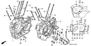 VT1100C2 Картер двигателя