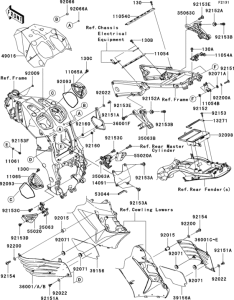 ZX1400 Frame fittings(1 / 2)