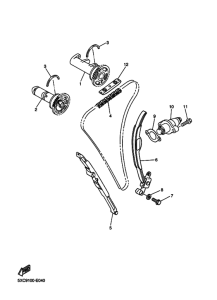 YZ250F Camshaft & chain