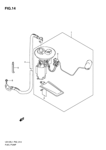 UX125 Топливный насос
