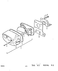 GS425 Задний комбинированный сигнал