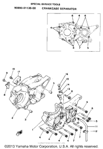 IT400F Картер двигателя