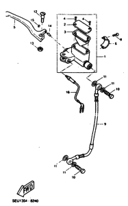 YH50 Передний тормозной цилиндр