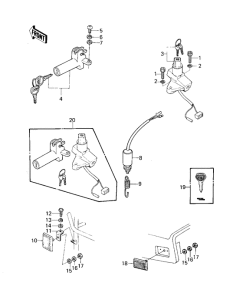 KZ1000 Замок зажикания