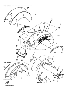XVS1100A XVS11AY Крыло