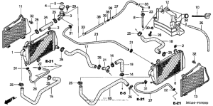 GL1800 Радиатор