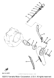 SR185J Цепь механизма газораспределения