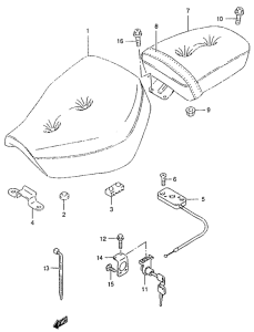 GZ125 Пружина