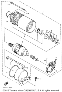 FZR600RFC Стартер