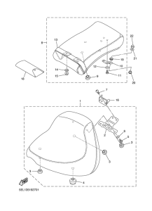 XVS1100 Сиденье