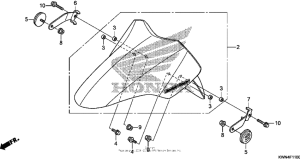 PCX125 Переднее крыло
