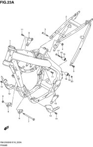 RM-Z450 Frame comp